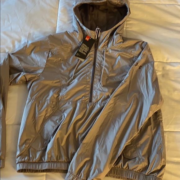 under armour half zip windbreaker